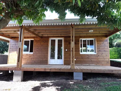 Chalet bois de 40m² avec terrasse