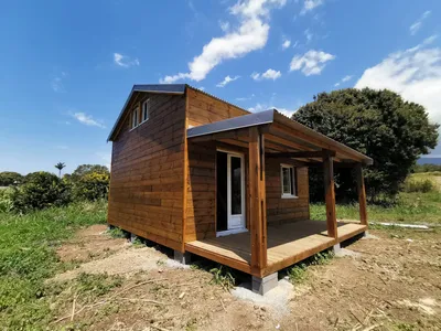 Chalet 58m² – Design en étage avec mezzanine 36m²