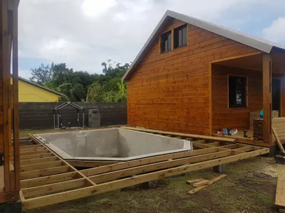 Double construction bois 72m² avec terrasse de 12m²