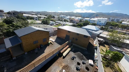 Chalet bois à La Réunion