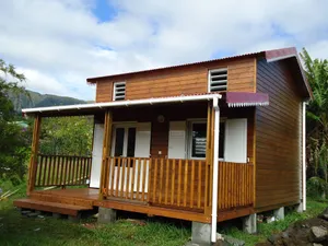 Chalet bois avec mezzanine